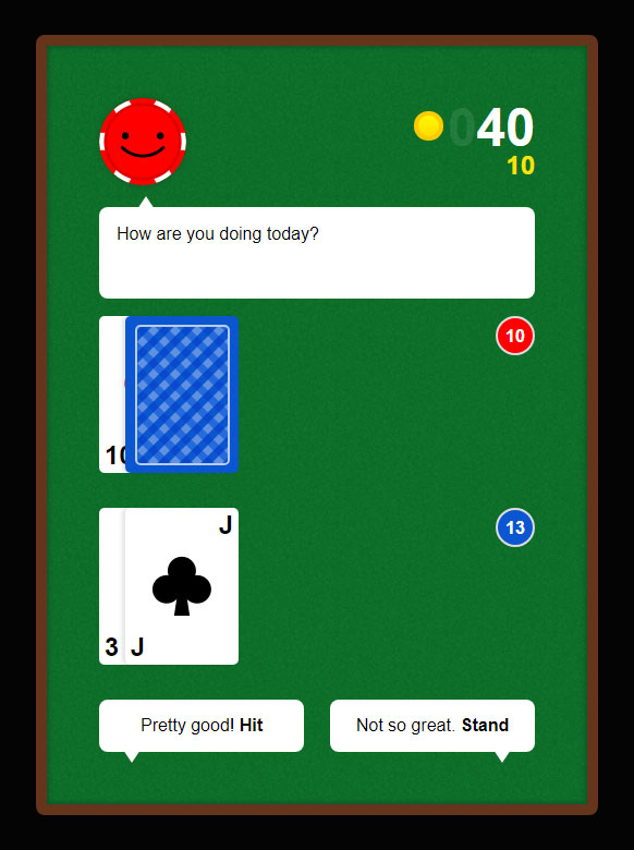 Screenshot of Blackjack